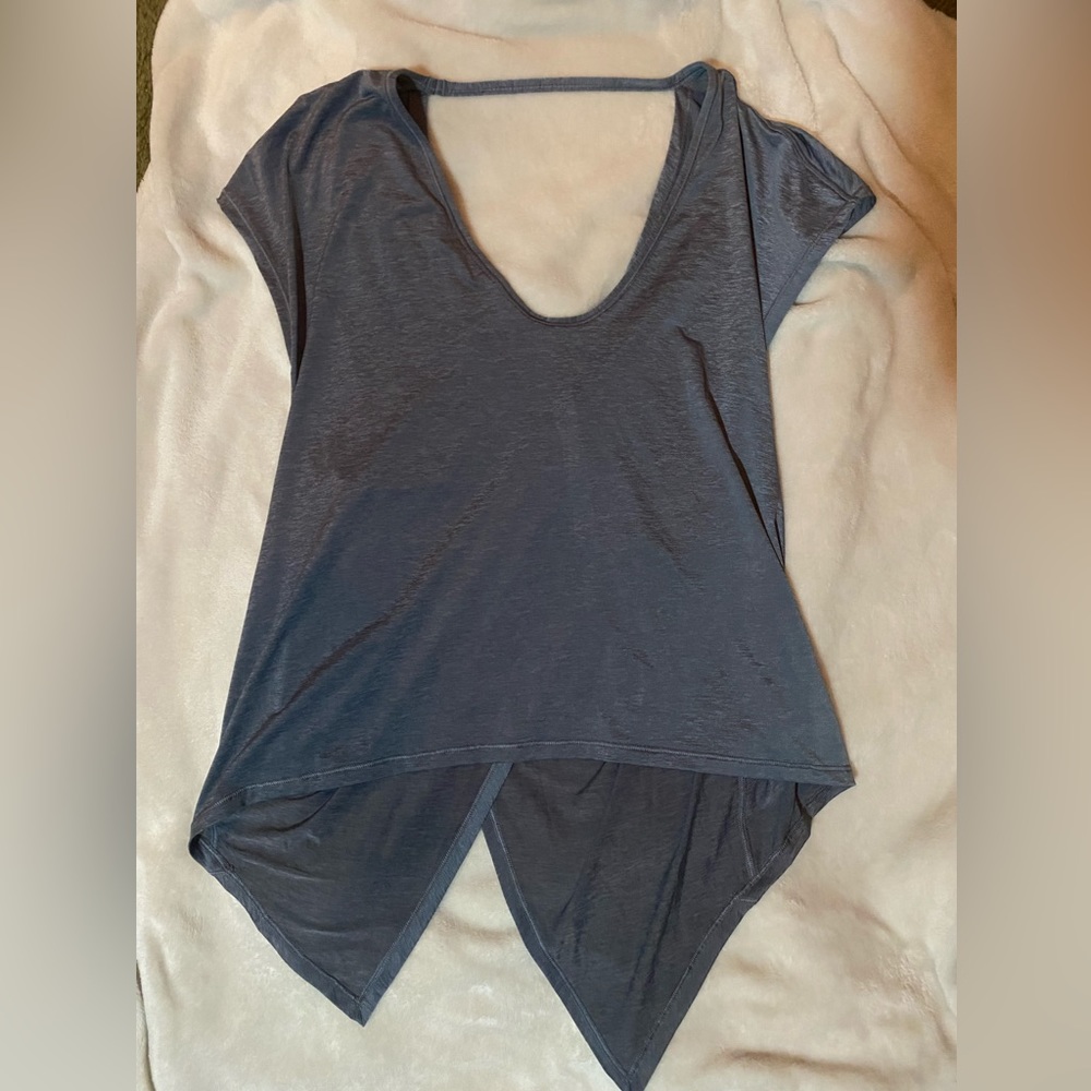 Grey Lulu Lemon blouse